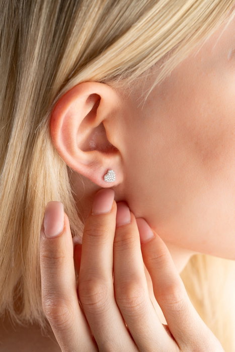 Heliophilia Silver Pendientes de Plata de Ley 925 Stud Heliophilia Silver Pendientes de Plata de Ley 925 Stud
